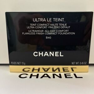 Chanel Ultra Le Teint Compact Foundation B40 Flawless Finish - New in box